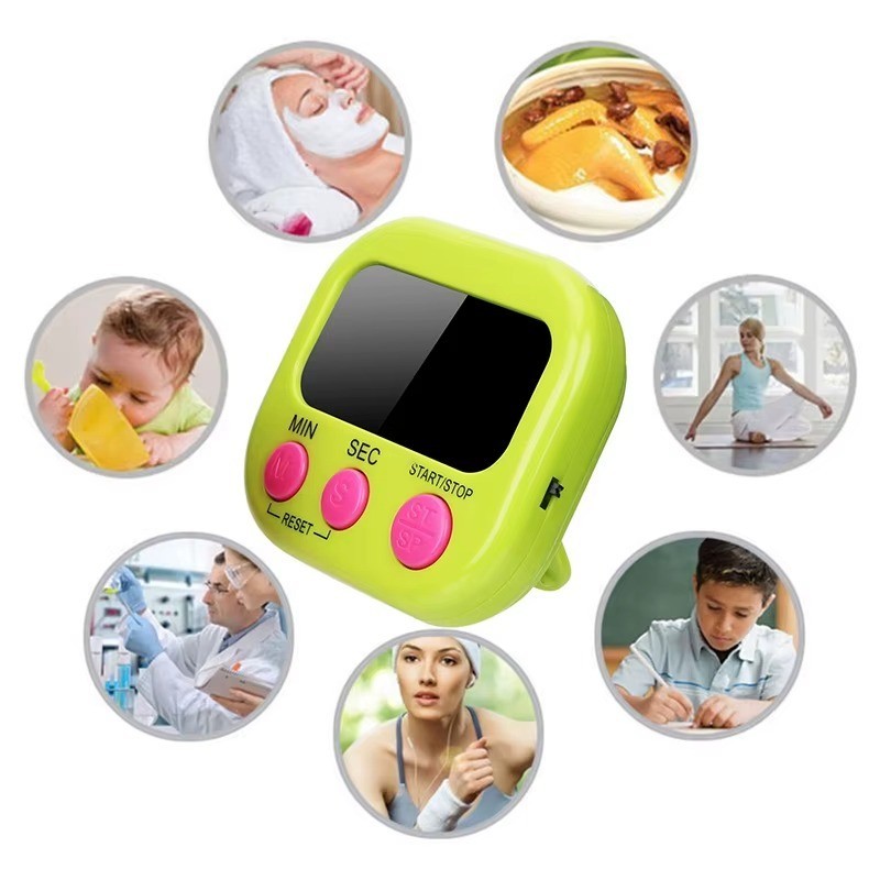 Large LCD Digital Kitchen Cooking Timer Count Down Up Clock Loud Alarm Magnetic gallery
