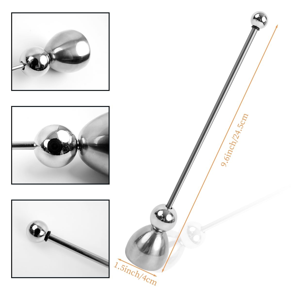 2 Pcs Egg Topper, Shell Opener, Stainless Steel Average Size, Sliver gallery