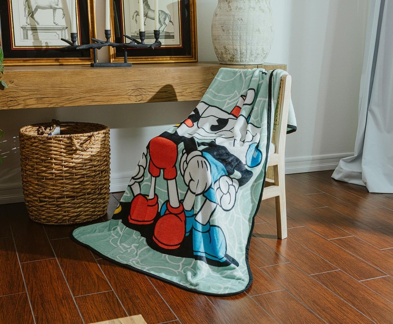Cuphead Main Characters Fleece Throw Blanket | 45 x 60 Inches gallery