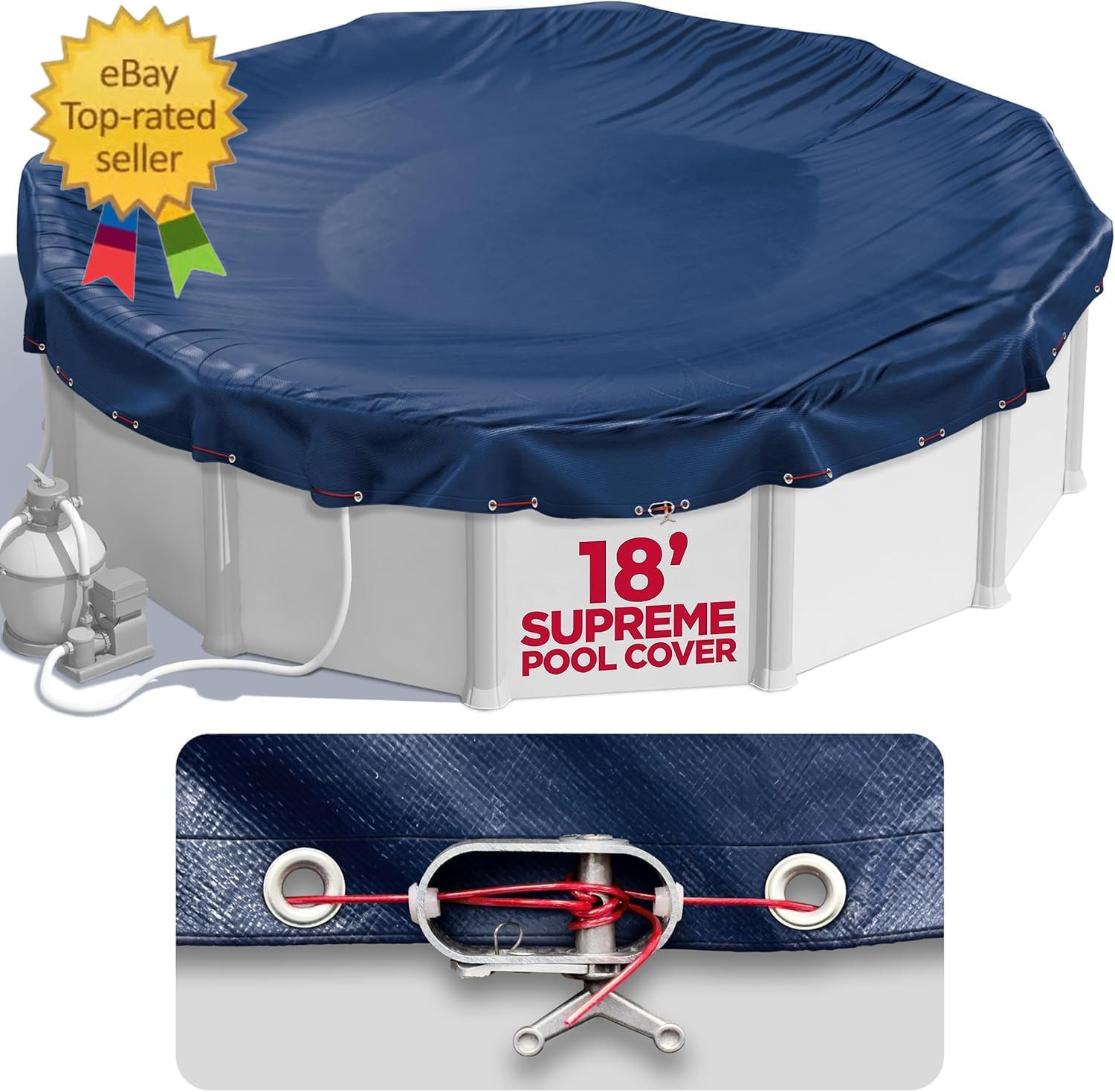 18 Ft round Pool Cover for above Ground Pools, above Ground Pool Cover, Swimming gallery
