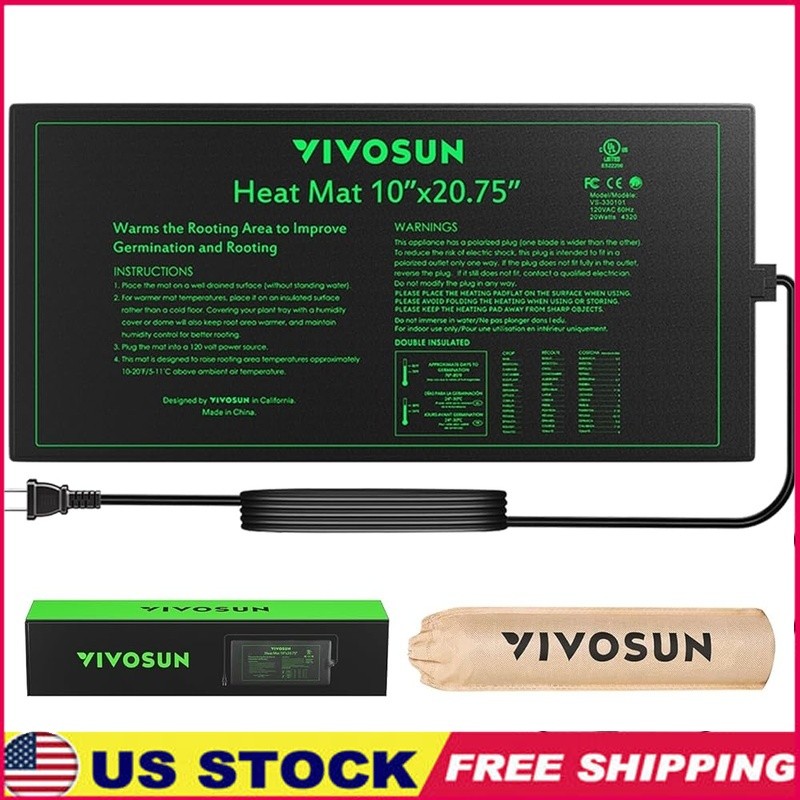 Professional Seedling Heat Mat Indoor Plant Propagation Germination Pad New gallery
