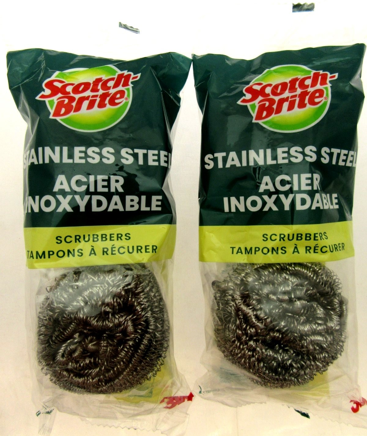 Scotch Brite Stainless Steel Scrubbers Pots Pans Grill and More ~ Lot of 4 gallery