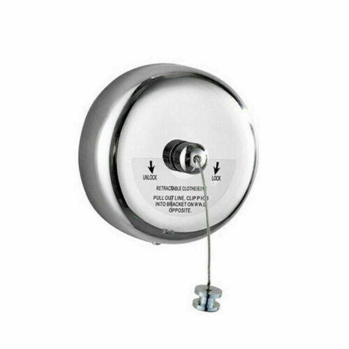 TECHTONGDA 9Ft/2.8m Retractable Single Clothes Line Dryer Laundry Indoor Outdoor gallery