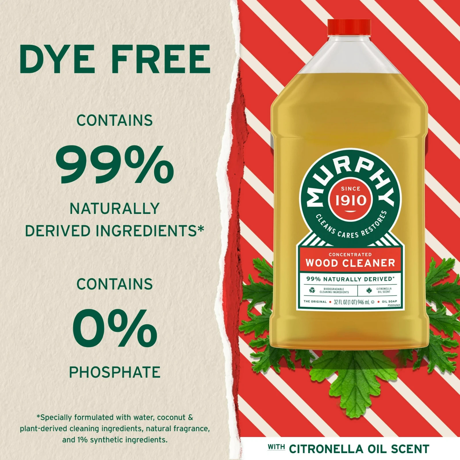 Murphy Oil Soap Wood Cleaner, Original - 32 Fluid Ounce-Free Shipping gallery