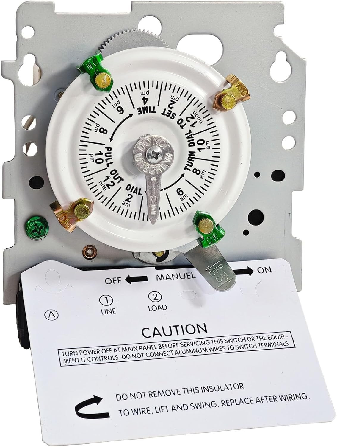 T101M Pool Pump Timer Mechanism 24-Hour 120V 40A 60Hz SPST Mechanical Switch gallery