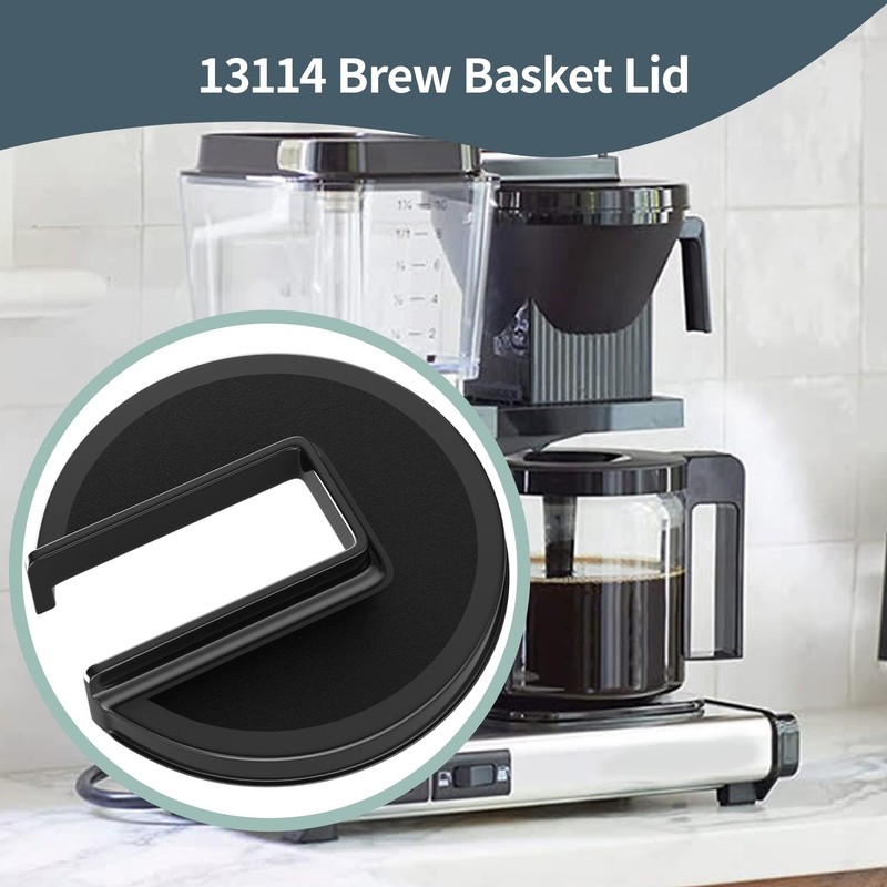 Replacement for Technivorm Moccamaster 13114 Brew Basket Lid - 5.6 IN, Black gallery