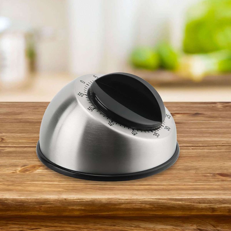 Mechanical Kitchen Timer 60min Countdown Cooking Wind Up Visual Alarm Reminder gallery