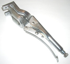 Welding Pipe Holding Clamp Locking Pliers 11 in Long Holds 3/8-3 in OD Pipe