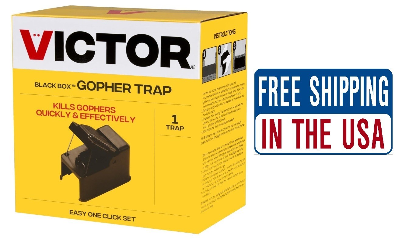 Victor M0626 Black Box Gopher Trap 1 Count gallery