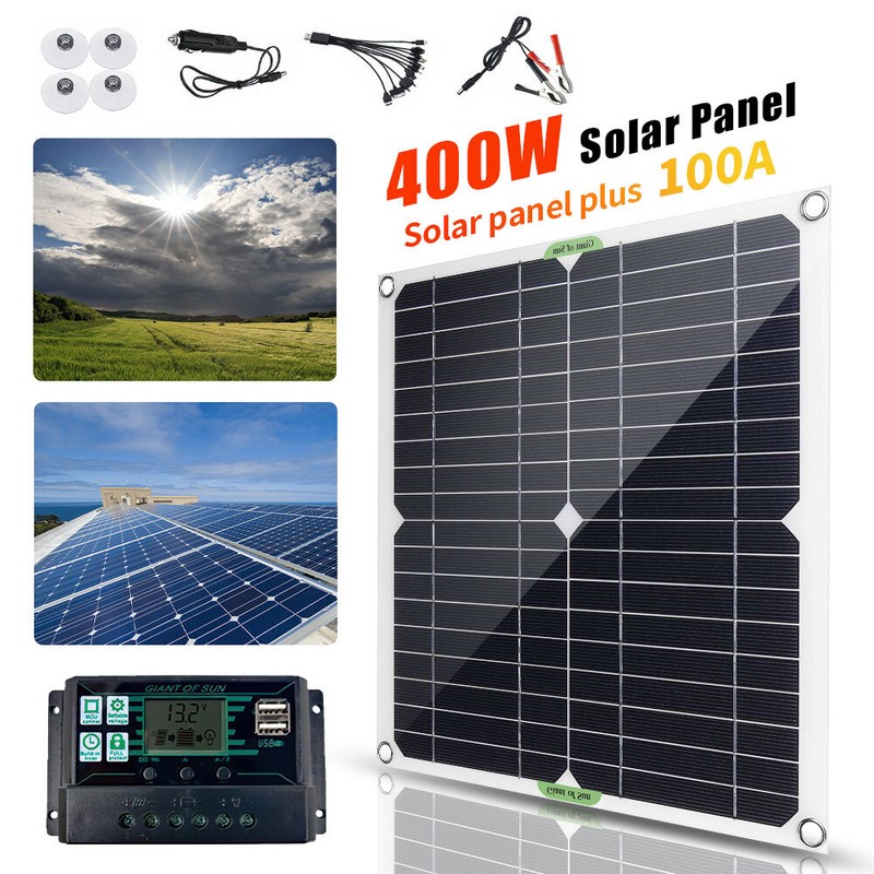 6000W Power Station Solar Panel Generator Power Bank Inverter Camping Emergency gallery