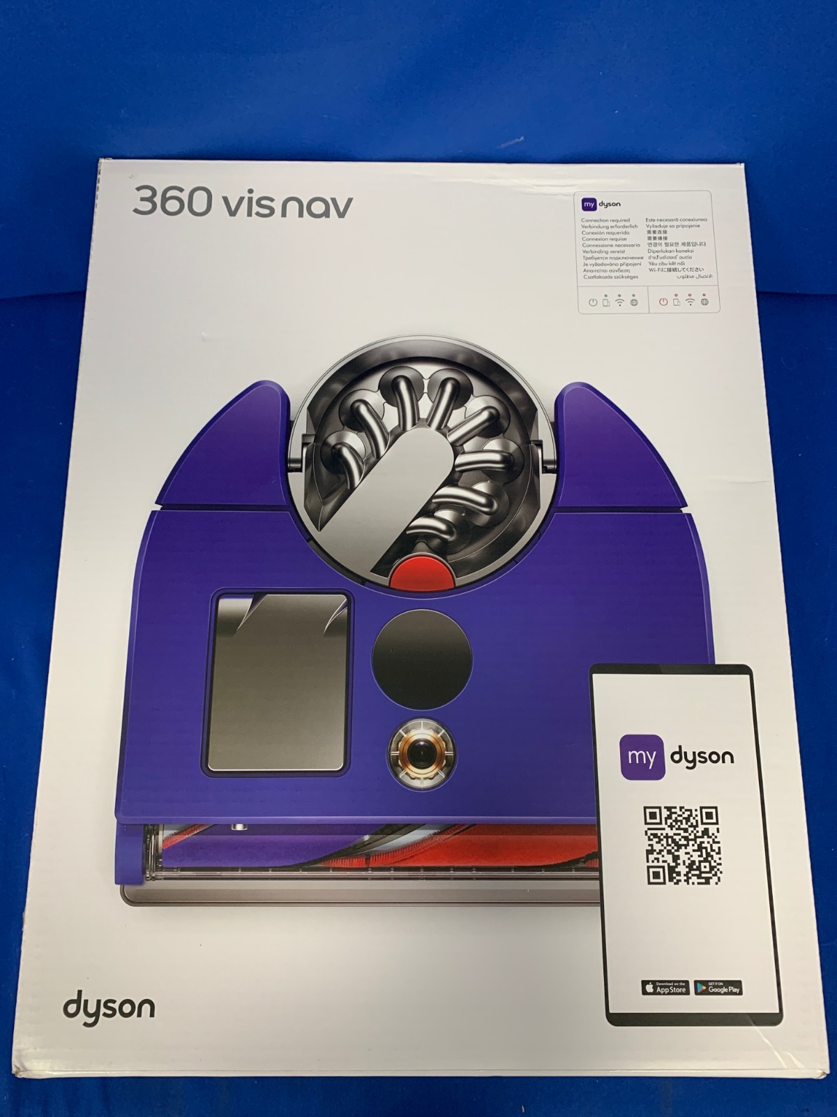 Dyson Robot Vacuum Cleaner 360 Vis Nav -Blue/Nickle With Smart Navigation-NOB gallery