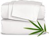 Pure Bamboo Full Size Bed Sheets - 100% Organic Viscose, Cooling & Soft, White gallery