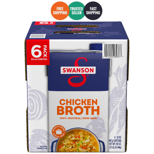 Swanson Chicken Broth 32 oz., 6 pk. gallery