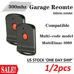 300MHz Multi-Code 3089 Compatible Gate Garage Door Opener Remote Digi-Code 5010