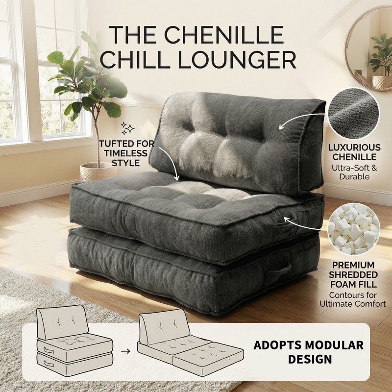 Single Folding Sofa Bed, Convertible Sleeper Chair Bed Boneless Couches Sofa gallery