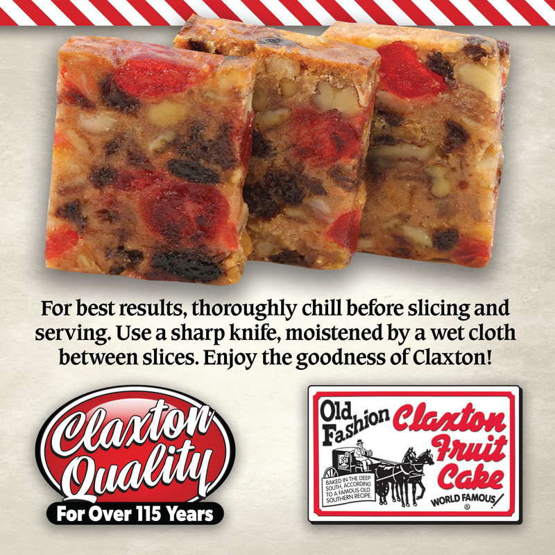 Claxton Fruit Cake - 3-1 Lb. "Three-Gift Pack" - Regular Recipe In Gift Cartons gallery