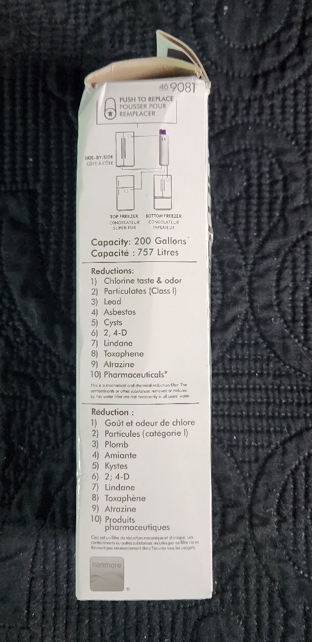 Kenmore 9081 Replacement Refrigerator Water Filter 46-9081 Cartridge 1 Pack NEW gallery