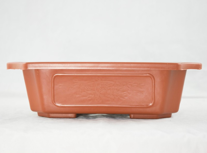 2 Rectangular Plastic Bonsai Training Pot, Succulent Planter 9.25"x 6.5"x 2.75" gallery