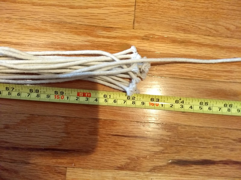 Macrame Plant Hanger Double Two Tier Rope Loop Long Fringe 62" Inch Rope Loop gallery