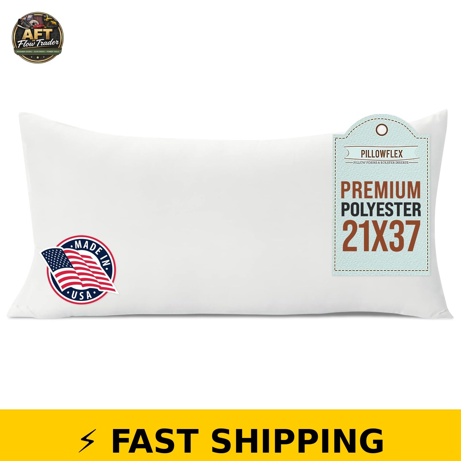 Pillowflex 21x37 Premium Polyester Throw Pillow Insert - Soft & Hypoallergenic gallery