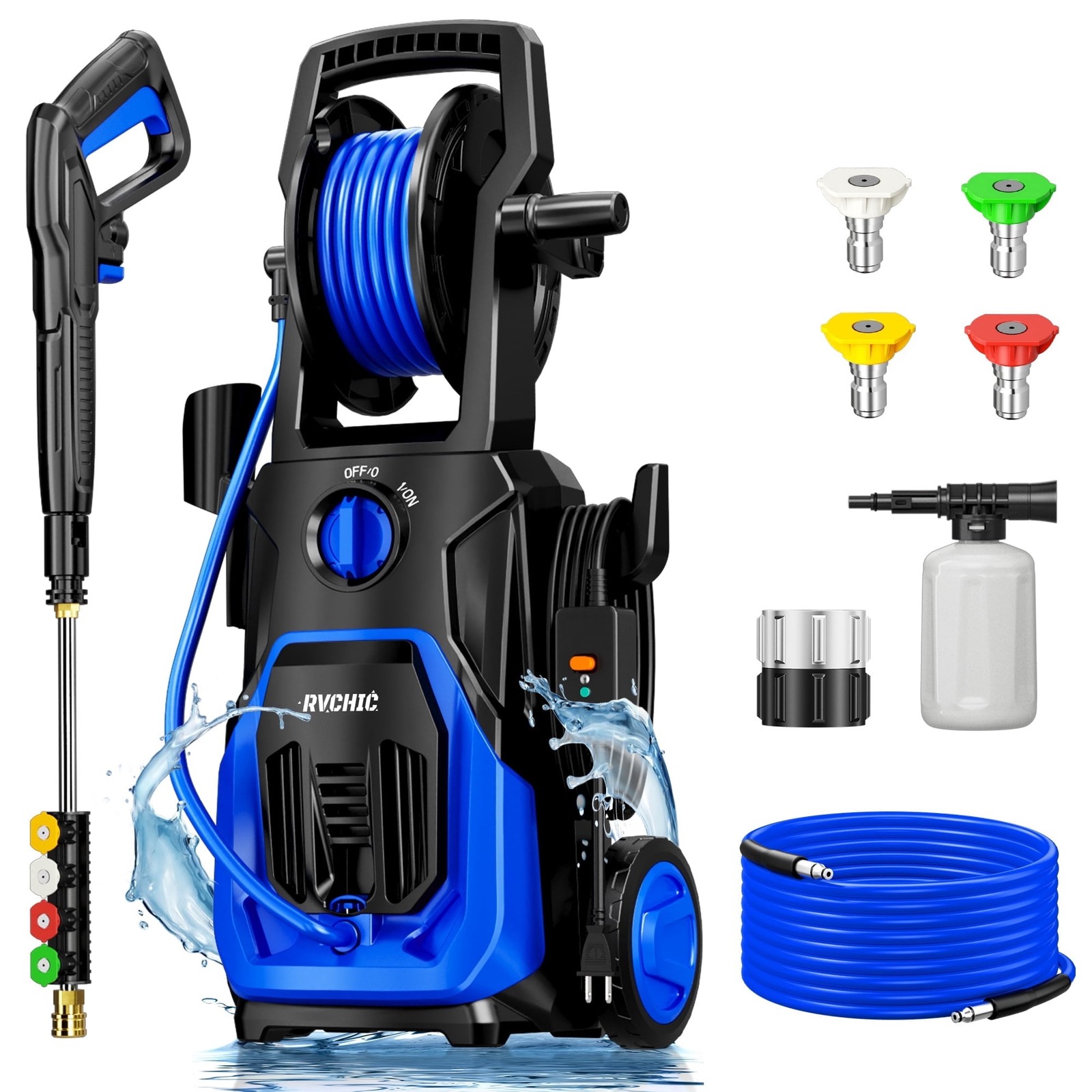 Vipuse Pressure Washer, 4200 PSI 2.8GPM Car Washer w/23FT Hose /Rotatable 0-120 gallery