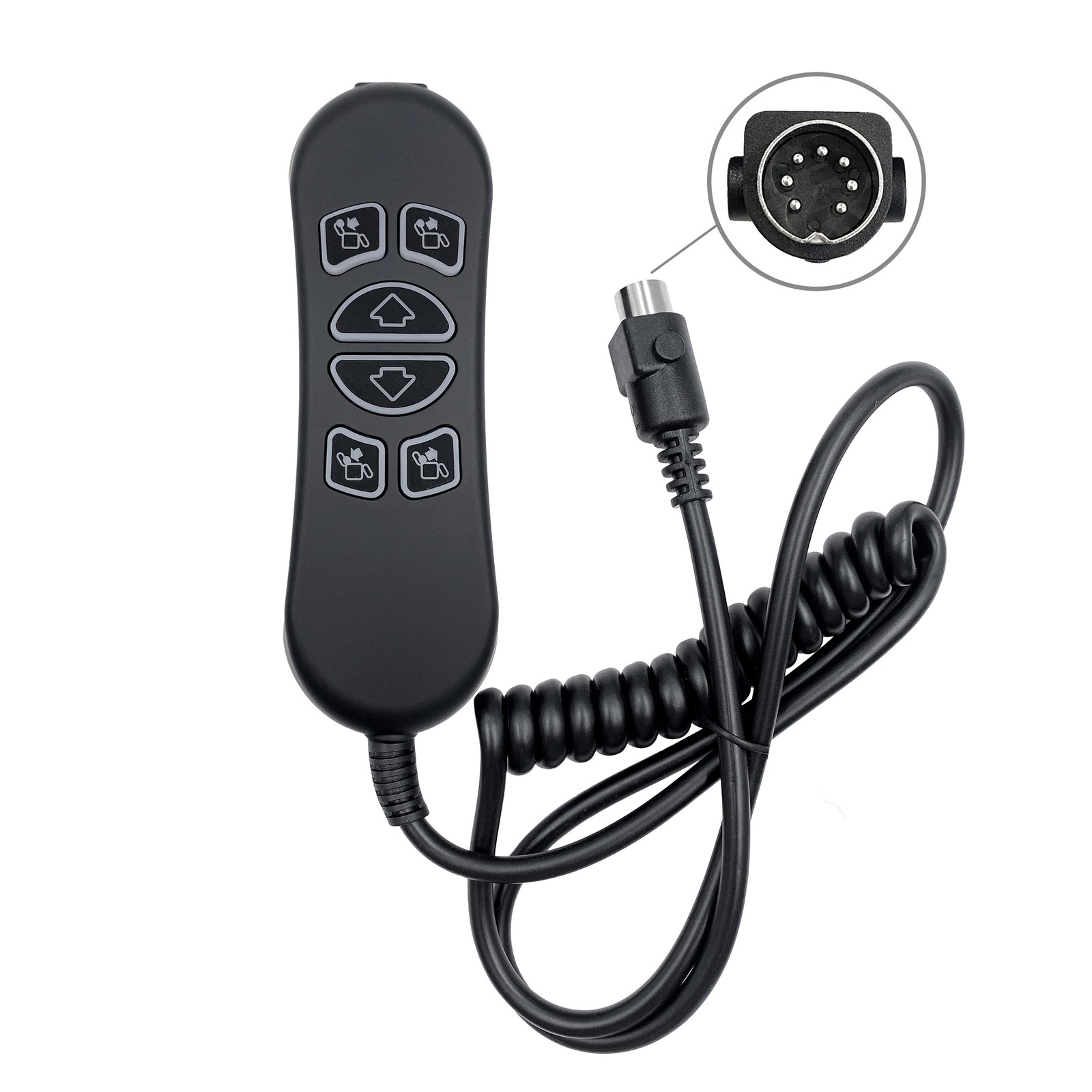 6 Button 7 Pin Lift Chair Remote Replaces HHC HSW306 Power Recliner Hand Control gallery