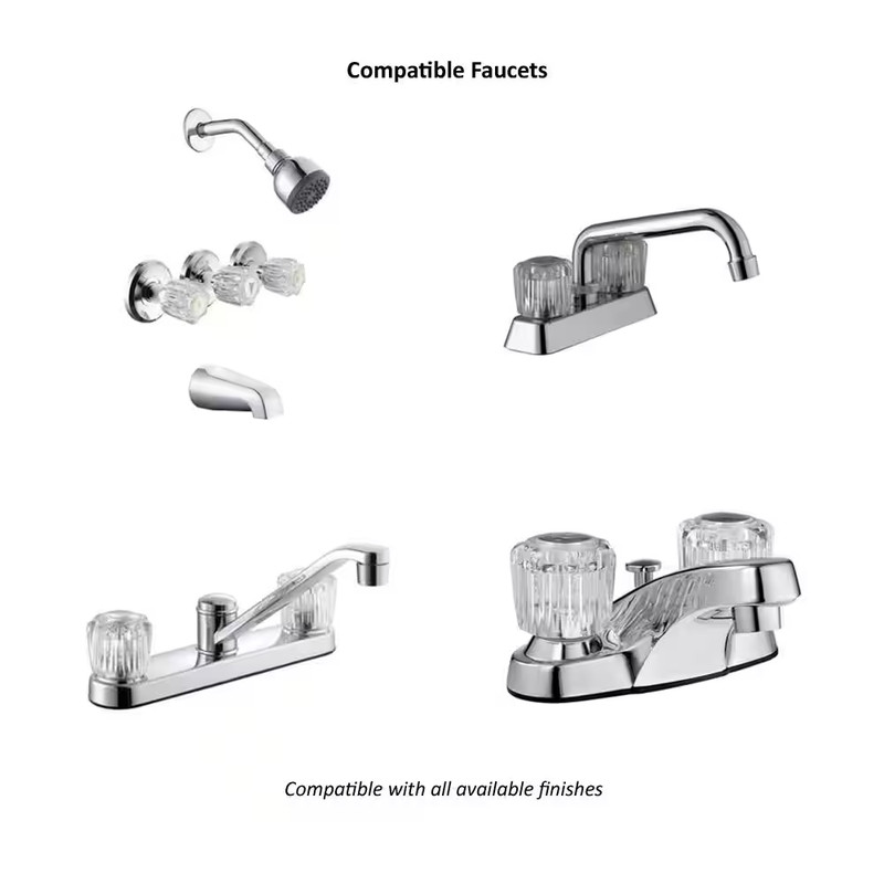 NEW Aragon Cold Index Cap – Durable & Easy-to-Install for Tub and Shower Handles gallery