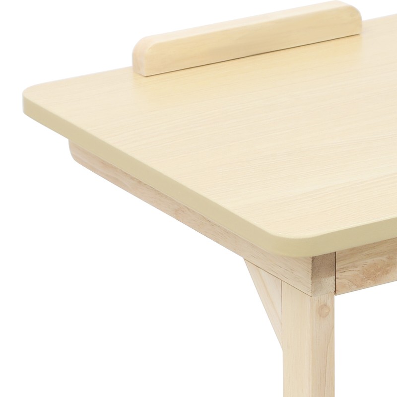 Movable Solid Wood Home Side Square Folding Coffee Side Table Adjustable Angle gallery
