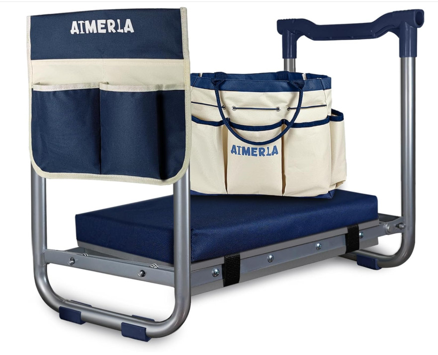 K5 Foldable Kneeler Seat - Heavy Duty (Detachable Cloud Kneeler Pad) - Garden gallery
