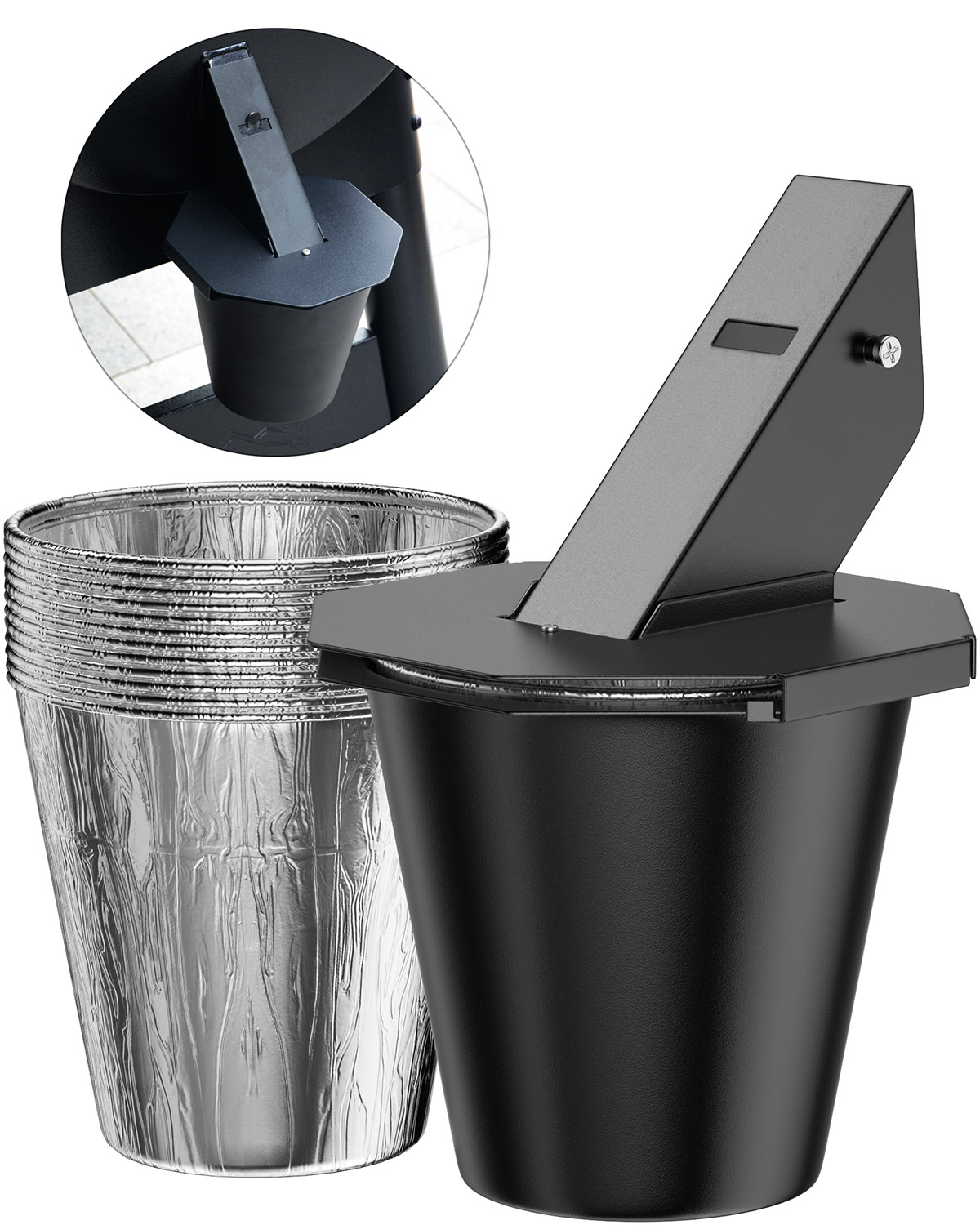 Upgraded Grease Bucket with Lid, Drip Bucket for Traeger, Pit Boss, Z Grills gallery