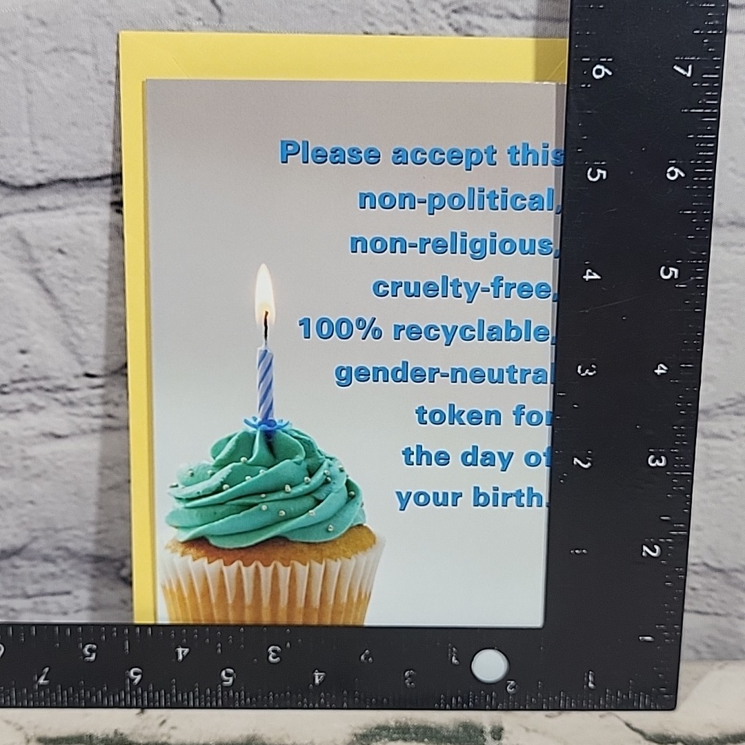 Leanin Tree Non-Political Non-Religious Cruelty Free Birthday Card Funny gallery