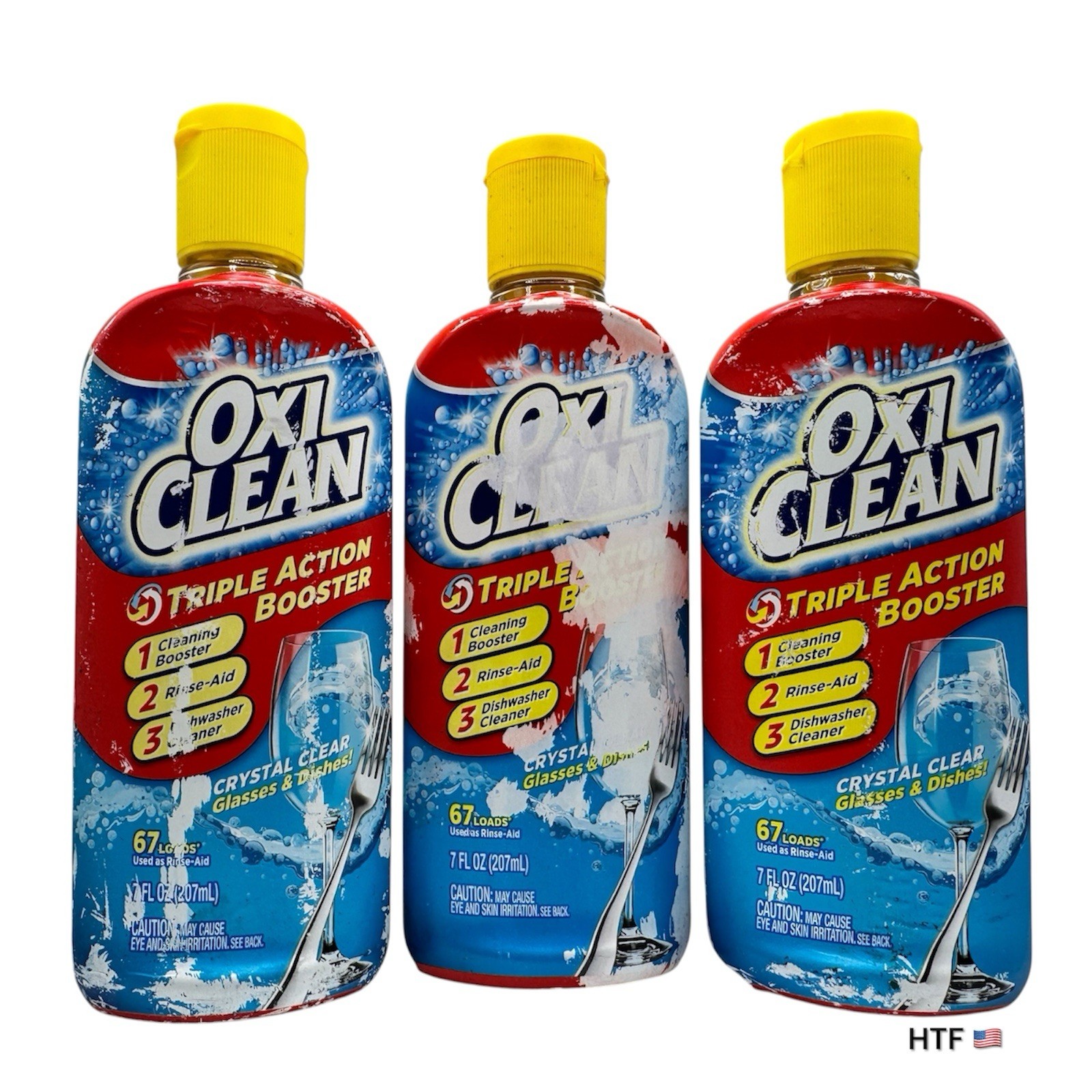 OxiClean Triple Action Booster, 67 Loads/Bottle, 7 fl oz ea. 3 Bottles Unsealed gallery
