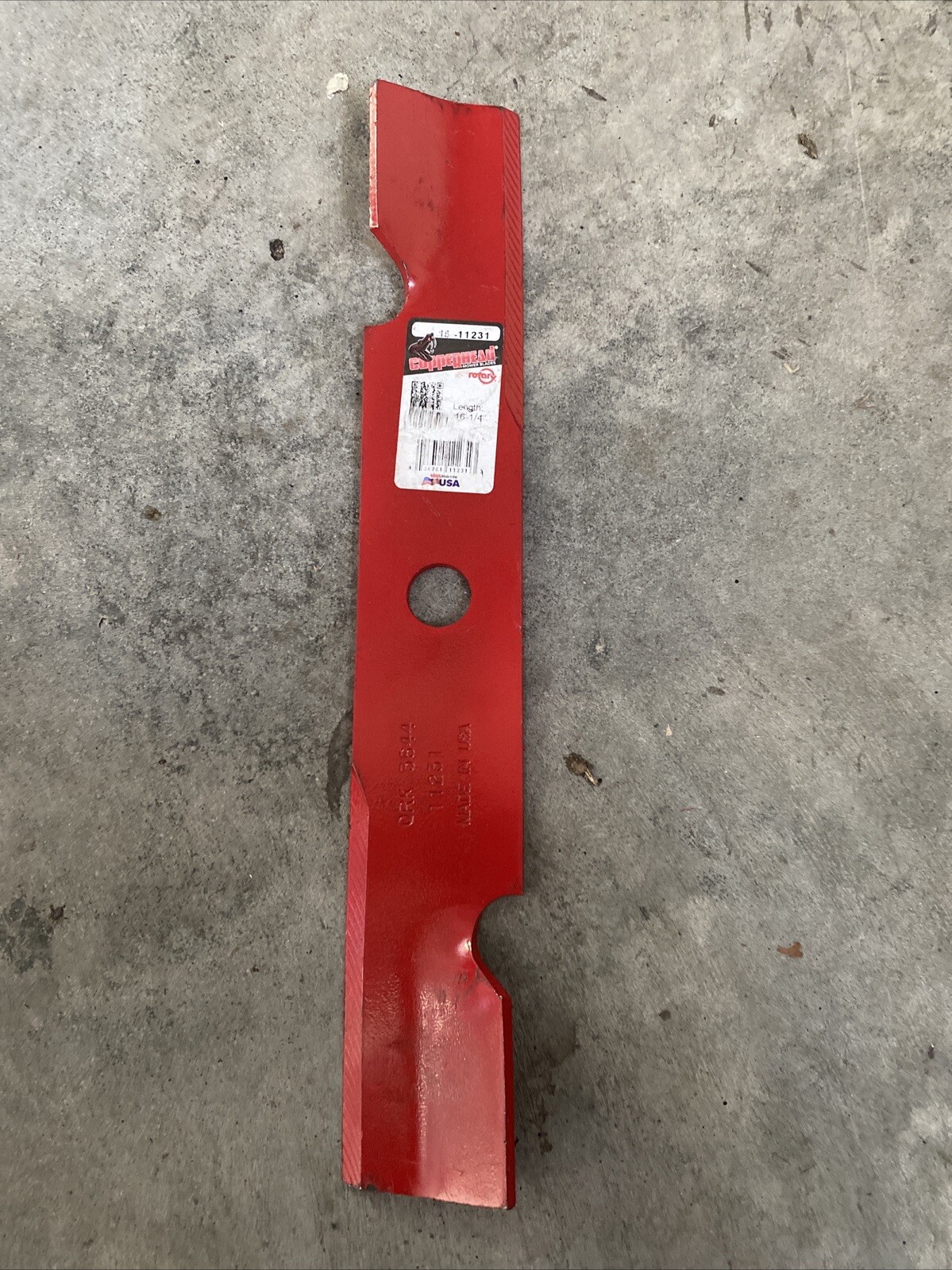 Copperhead Rotary Mower Blade 15-11231 -16-1/4" Replaces 103-6391 Single. #C54 gallery