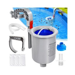 Automatic Above Ground Pool Skimmer with Removable Basket & Floating Filter