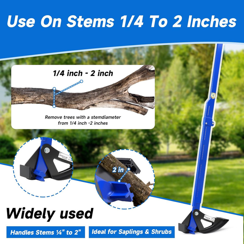 Heavy Duty Tree Root Puller for ¼ to 2" Woody Stems -Sapling Puller Tool gallery
