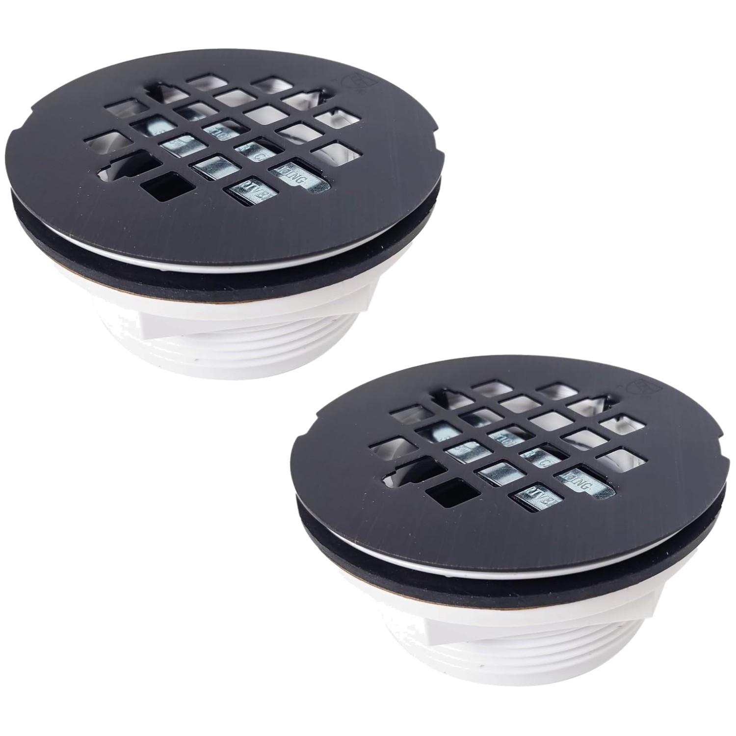 PVC Compression Shower Drain Set, Antique Bronze gallery