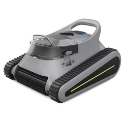 Cordless Robotic Pool Cleaner, Wall Climbing Automatic Pool Robot – APP Control
