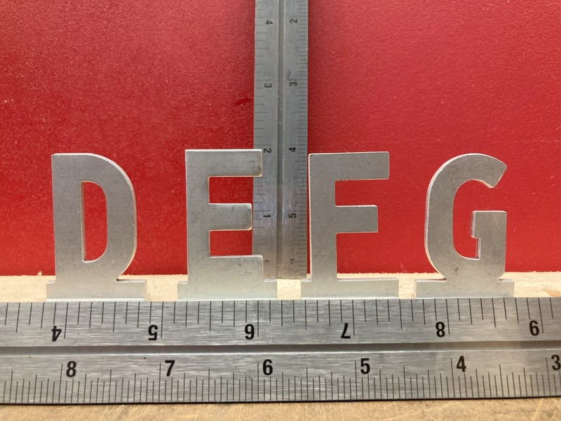 Aluminum Mailbox Letters gallery