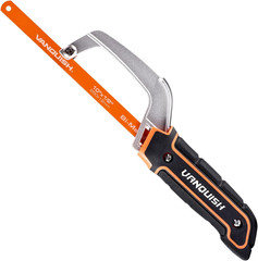 Hacksaw, Compact Hand Operating Hack Saw with 10 Inch Aluminum Frame, Bi-Metal H