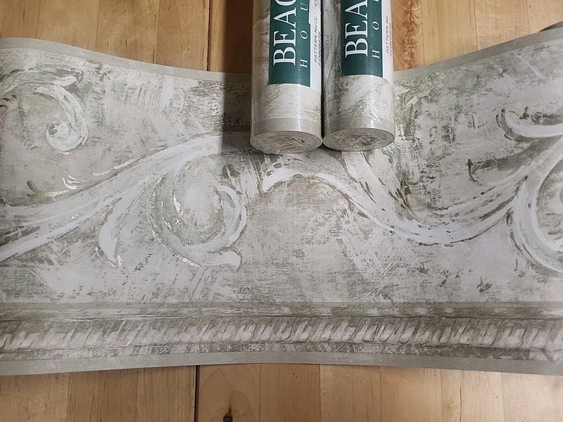 2 Rolls Beacon House Wallpaper ! BORDER ! 5 yds 7in Wide sealed Made In ENGLAND gallery