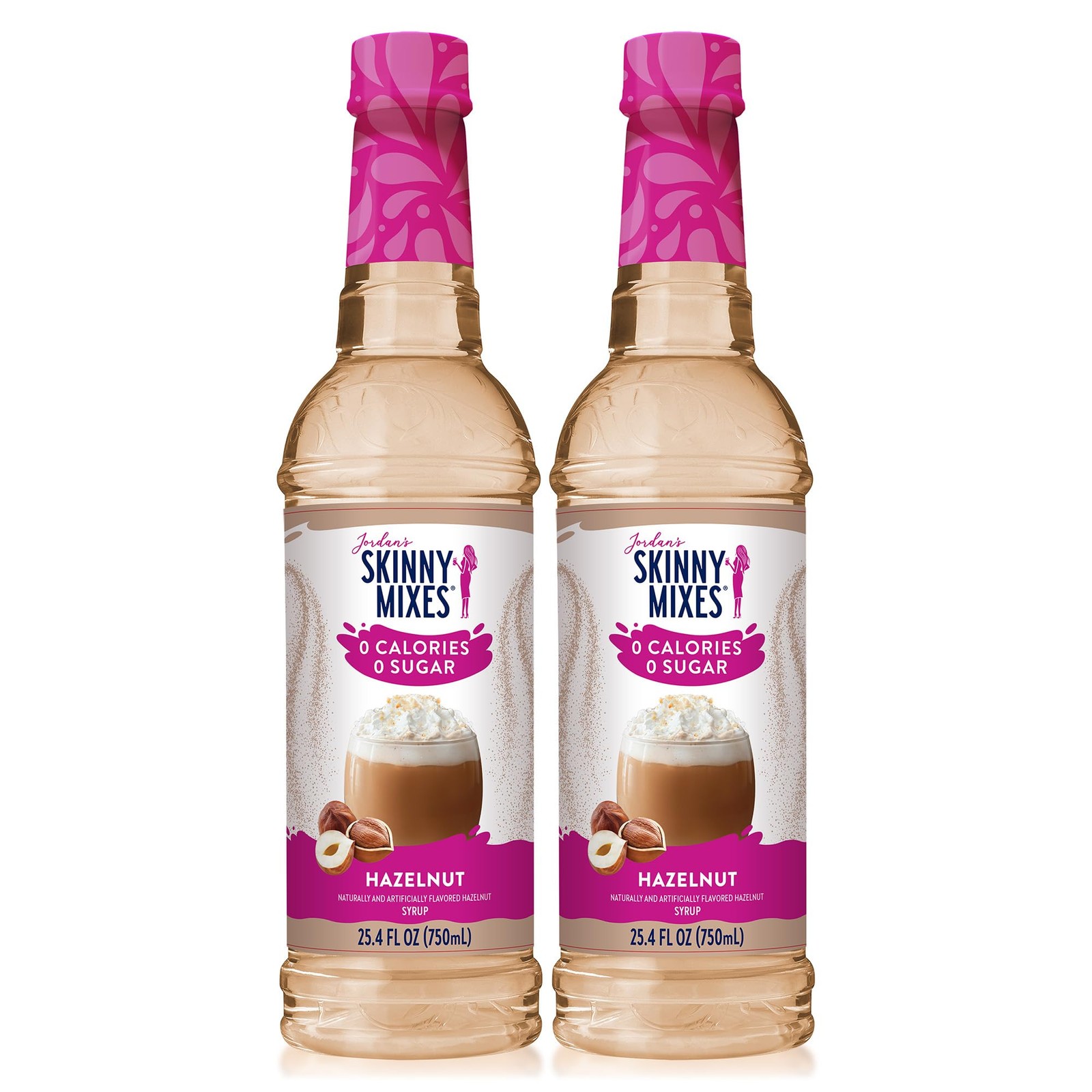 Sugar-Free Hazelnut Coffee Syrup - Zero Calorie Flavoring Mix 2 Pack gallery