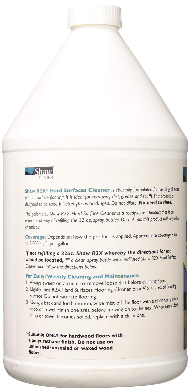 Shaw Floors R2X Hard Surfaces Flooring Cleaner Ready to Use No Need to Rinse ... gallery