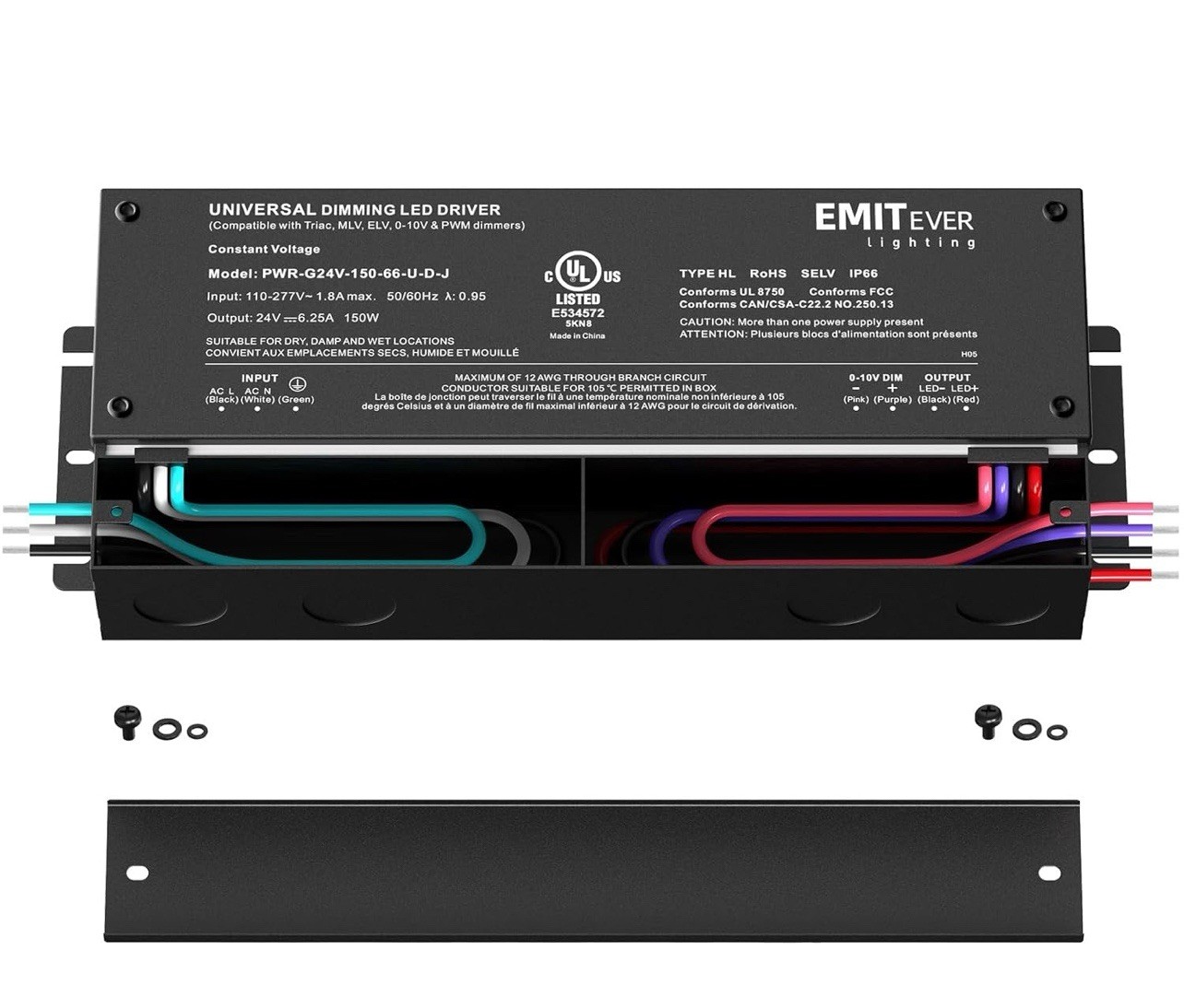 Dimmable Led Driver, 200W AC 110V-277V to DC 24V Transformer, 5-in-1 Dimming:... gallery