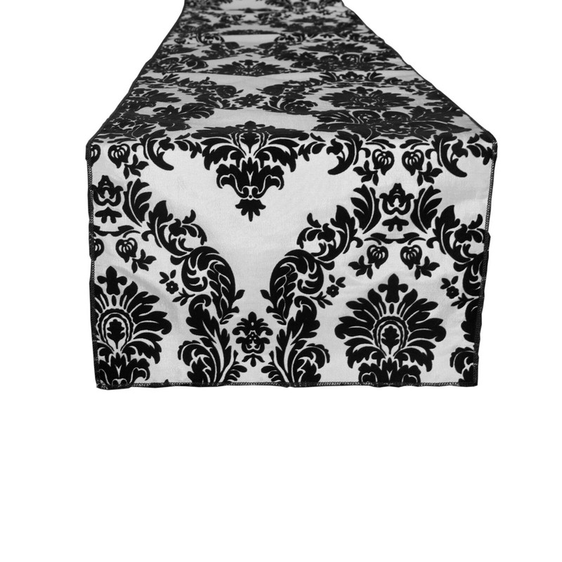Damask Table Runner Gothic Elegant Birthday Wedding Event Venue Table Decor gallery