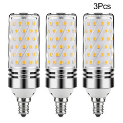 15*16W E12 White LED Corn Bulbs 6500K Candelabra Ceiling Fan Light Bulb Daylight
