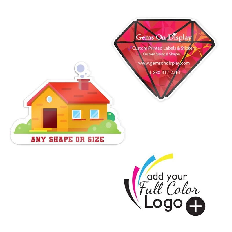 Square / Rectangle Custom Printed Stickers Labels Full Color Stickers & Labels gallery