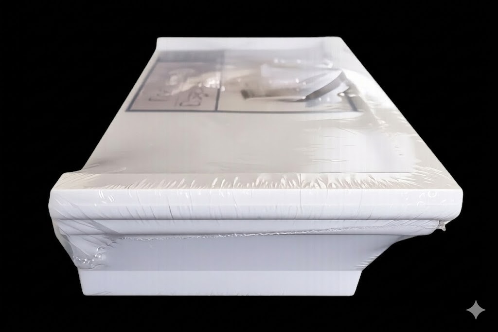 Small White Floating Shelf 8.6" x 4" - Hold 5 lbs - Hardware Incl. - NEW gallery