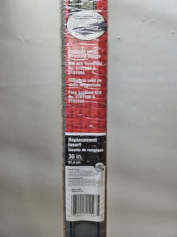 Ace 5308127 Standard Replacement Threshold Vinyl Seal Insert (Lot of 5) gallery