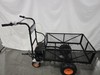 SUPERHANDY ELECTRIC UTILITY WAGON PRO 48V 7AH AGM BATTERY 660LB - BLACK/ORANGE gallery