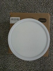 7 Inch LED Flush Mount Ceiling Light Fixture, 15W 1600LM, Super Slim (6PACKS)